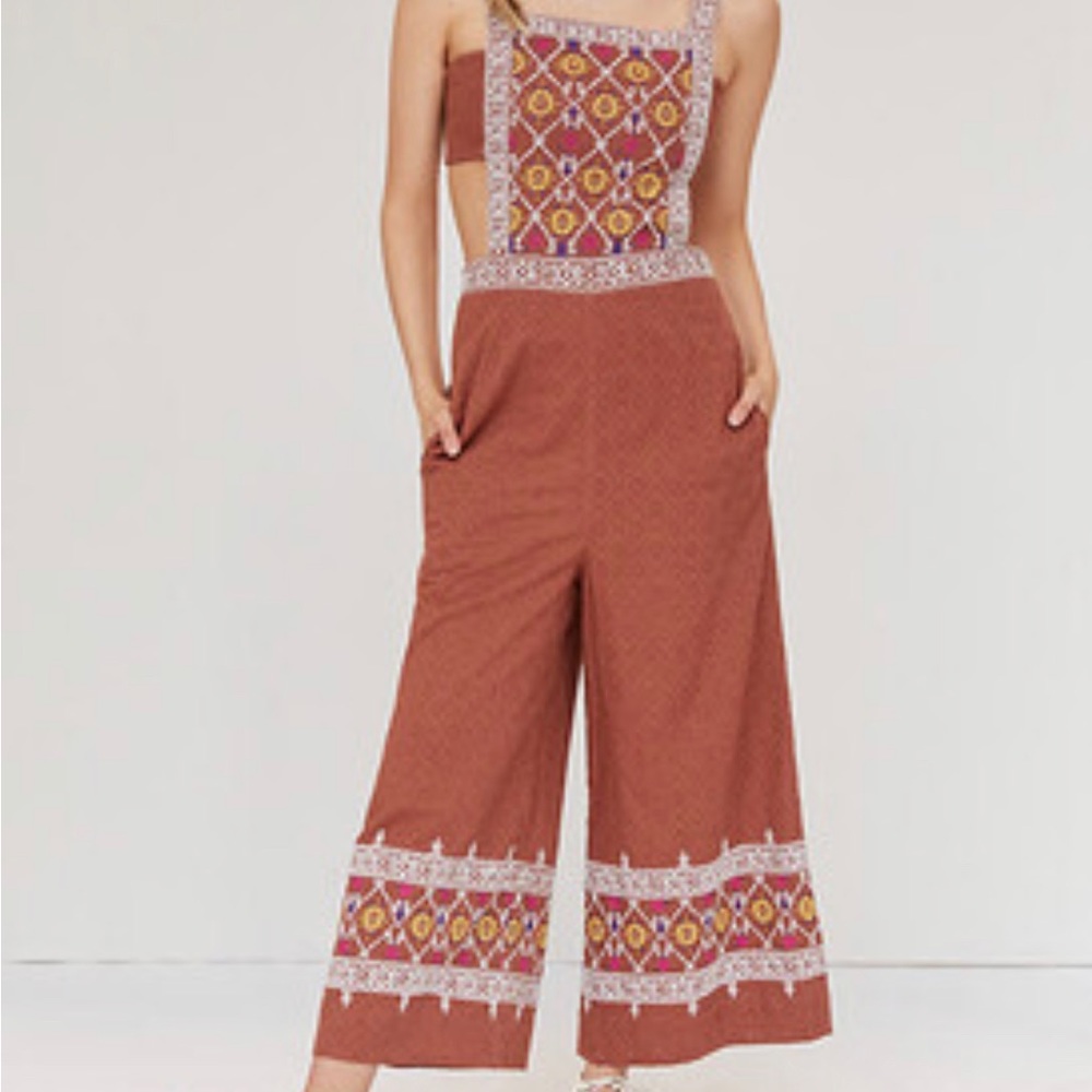 Anthropologie cutout jumpsuit